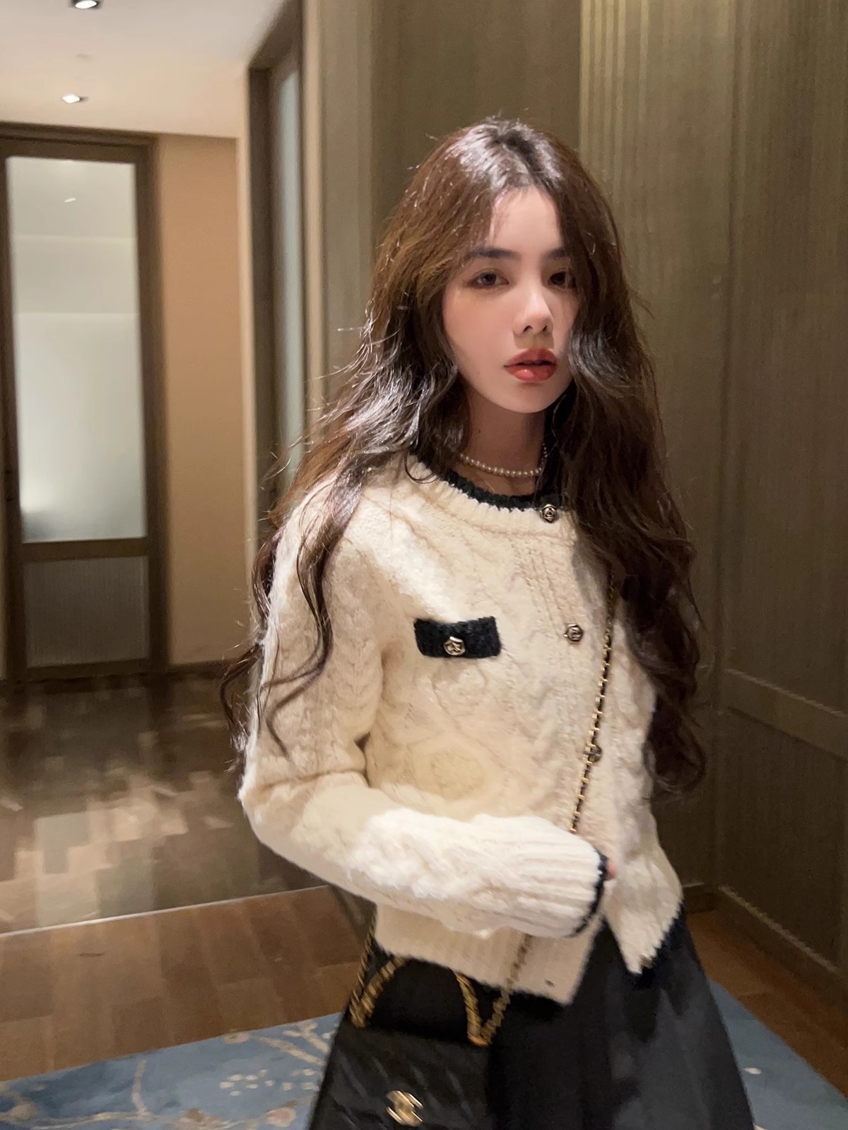 秋季新款加厚短款修身顯瘦慵懶針織開衫毛衣設計感小眾女