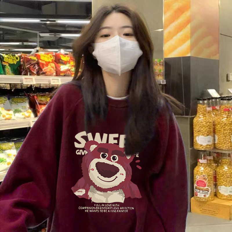華棉複合牛奶絲320克銀狐絨420克圓領連帽雙帽寬鬆衛衣