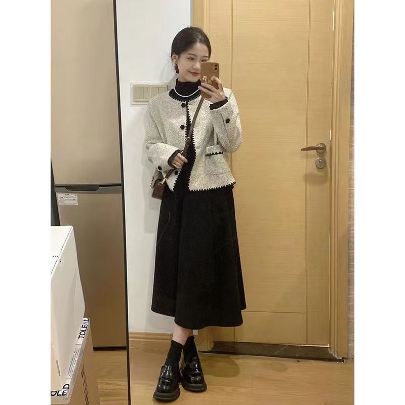 小香風外套女春秋2023時尚新款氣質名媛法式小眾高級感上衣短款潮