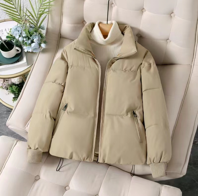 Korean version of winter down-padded jacket for women, short internet celebrity cotton coat, Korean version of loose and slim cotton winter coat, jacket