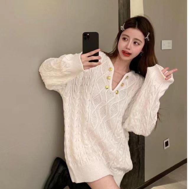 毛衣GAGAZHAG直播推薦舒伯特戀人鏈條毛衣