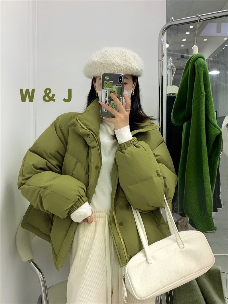 Short down cotton coat for women, new fashionable style bread coat, Korean style loose winter warm cotton coat