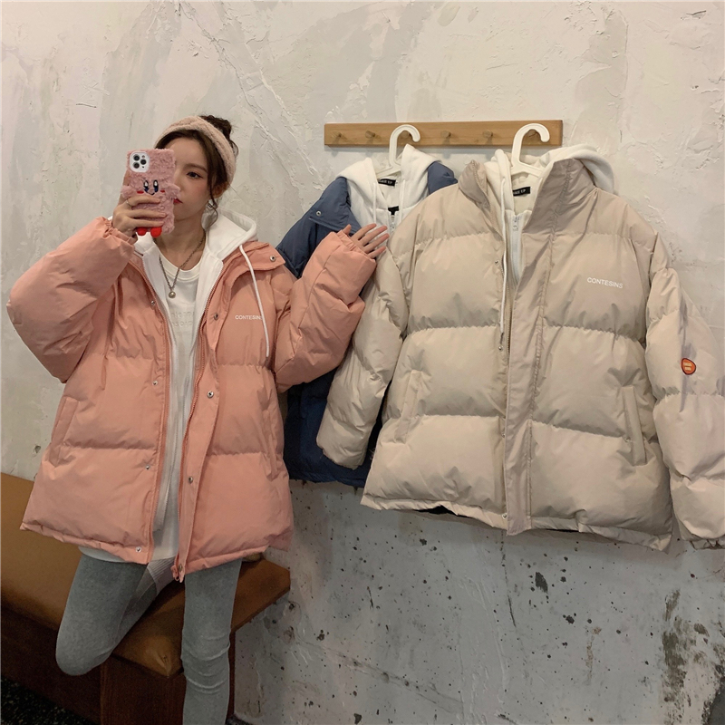 Bread coat short down jacket cotton coat female Korean style student loose autumn and winter new coat cotton