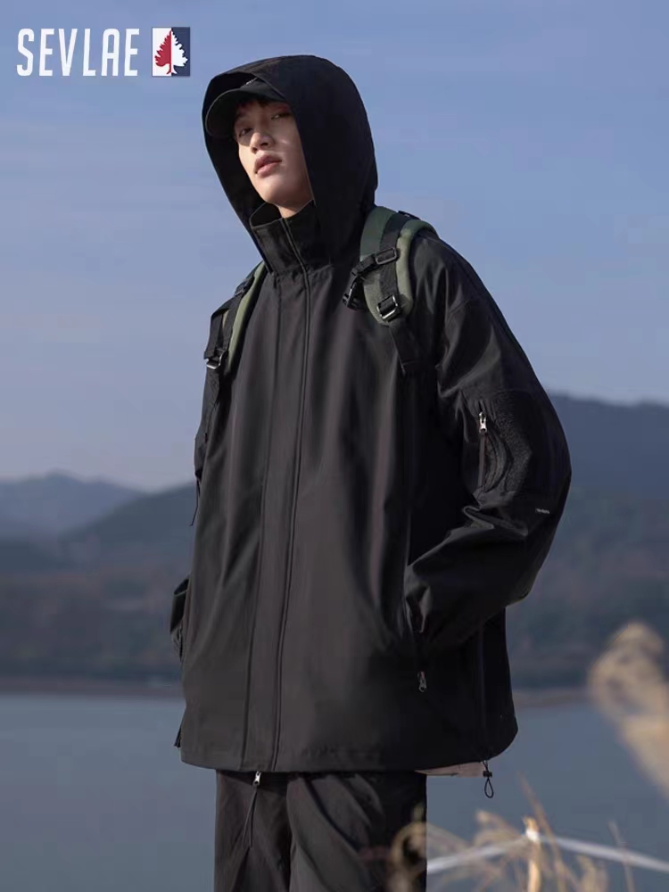 Actual shot of 2023 winter outdoor camping down jacket, versatile jacket for men and women, windproof cotton jacket
