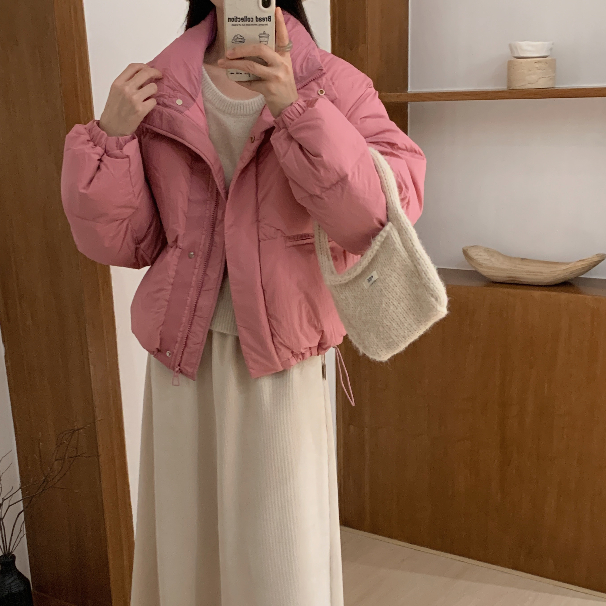 實拍 90白鴨絨 保暖  羽絨服