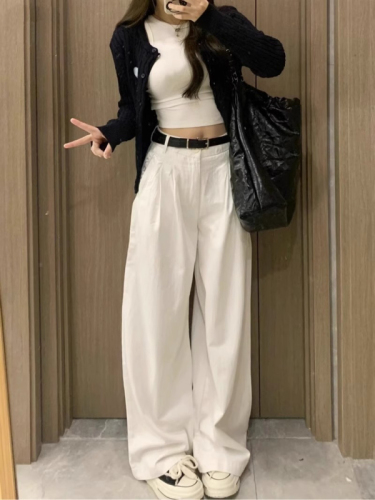 Navy Blue Knitted Cable-Knit Mini Cardigan for Women |  Autumn/Winter New Arrival | Lazy-Style Korean-Design Short Sweater Coat Top