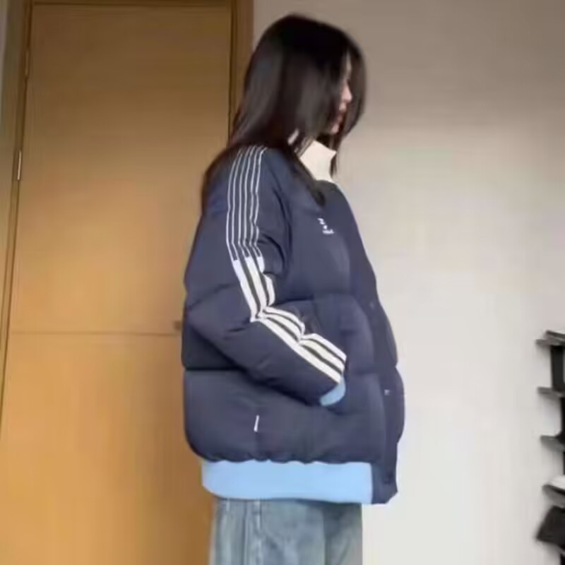 國潮棉衣棉服女冬季2023新款麵包服加厚小眾設計感棉襖外套