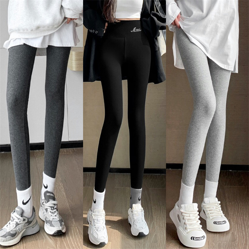 Price~Large size threaded leggings with velvet for outer wear, slimming high waist for fat mm, extra thick warm cotton pants for women