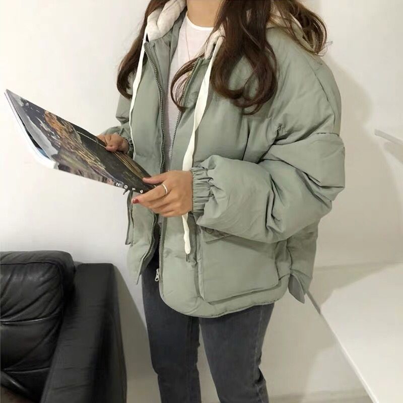 2023 Korean winter new cotton-padded jacket, versatile short cotton coat, thickened down cotton coat, women's loose ins trend
