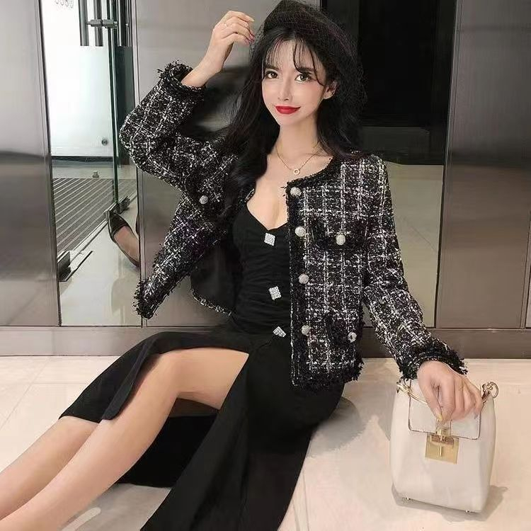 小香風外套女春秋百搭名媛氣質秋季季小個子短款顯瘦洋氣上衣