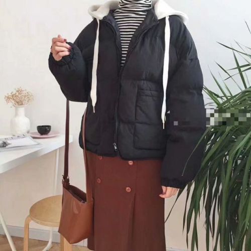  Korean winter new cotton-padded jacket, versatile short cotton coat, thickened down cotton coat, women's loose ins trend