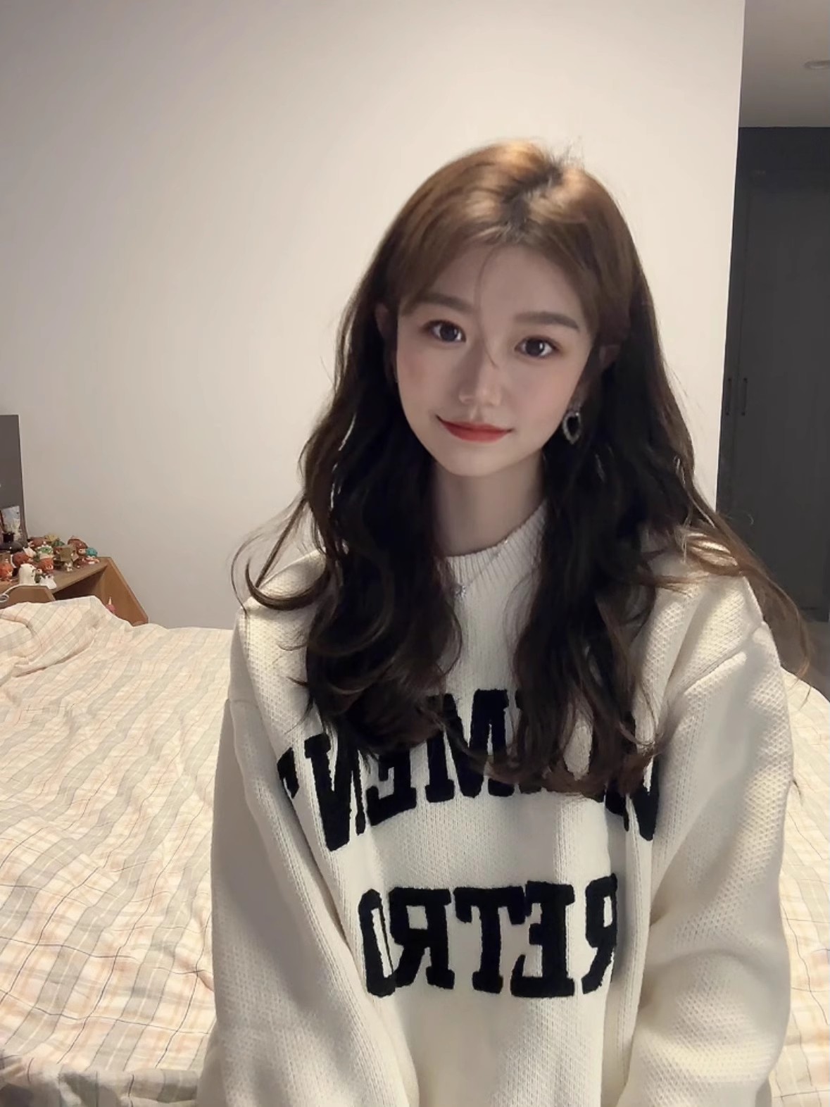 白色毛衣冬季女小眾設計感奶呼呼軟糯針織衫韓系法式奶系溫柔上衣