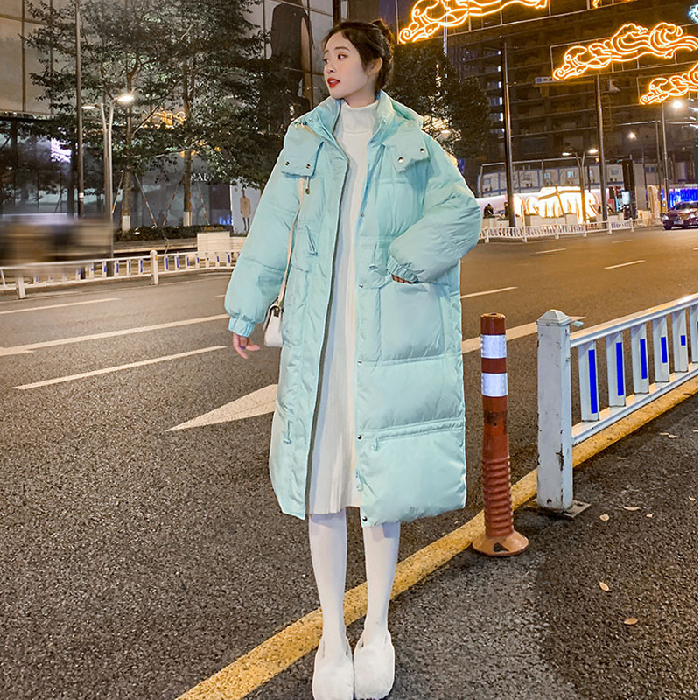 官網雪梨同款羽絨服冬2023年新款中長款韓版收腰時尚休閒羽絨棉女