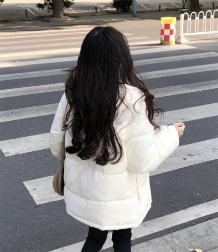Real shot of winter thickened cotton-padded clothes for women  new design loose niche bread coat thickened jacket trendy