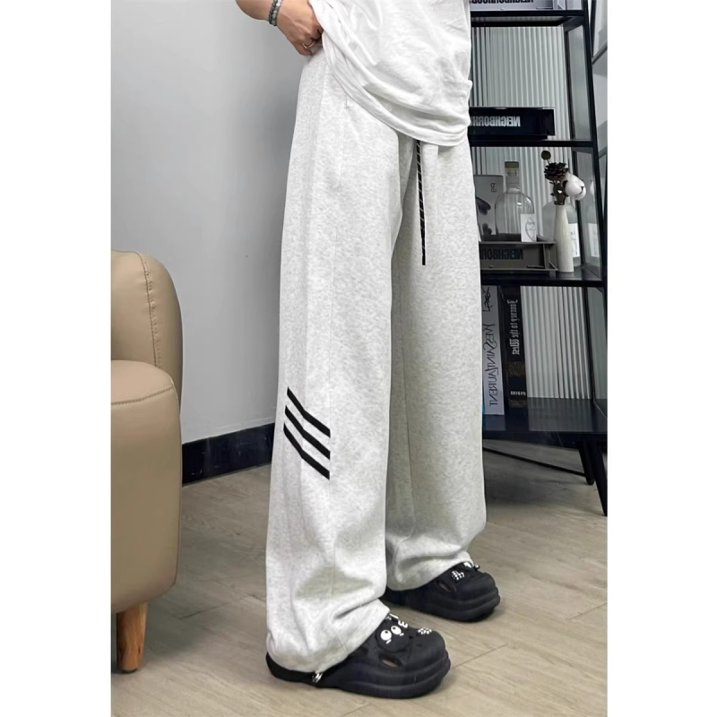 立體腰頭包邊處理 薄款純棉華棉 厚款複合銀狐絨運動褲女