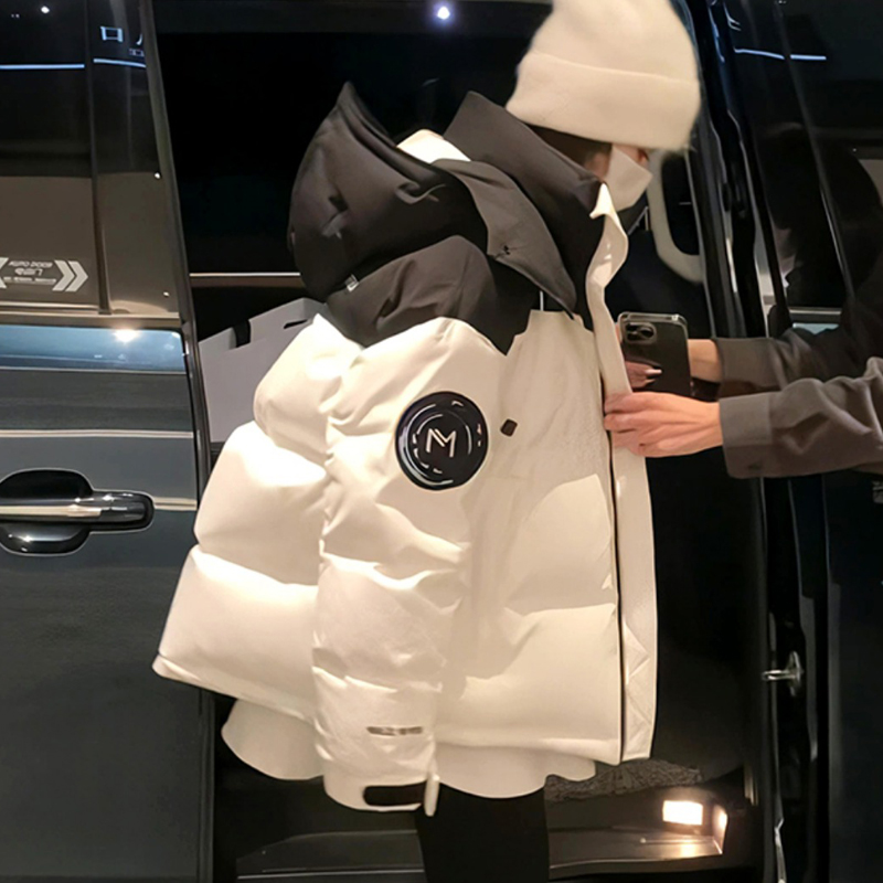 韓版新款工裝棉衣女新款棉襖寬鬆加厚羽絨棉服oversize潮