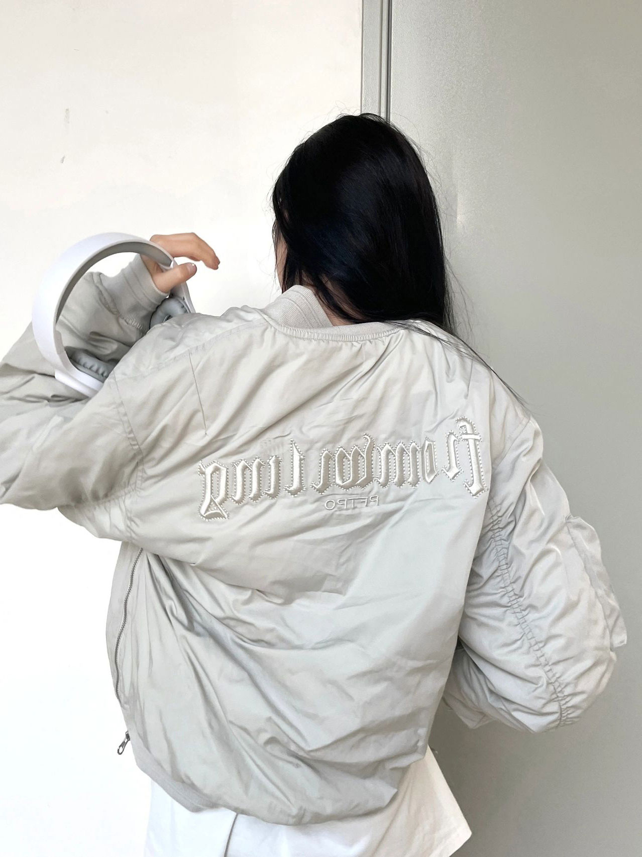 National trend retro cotton coat women's design niche winter 2023 new pilot thickened baseball jacket cotton coat