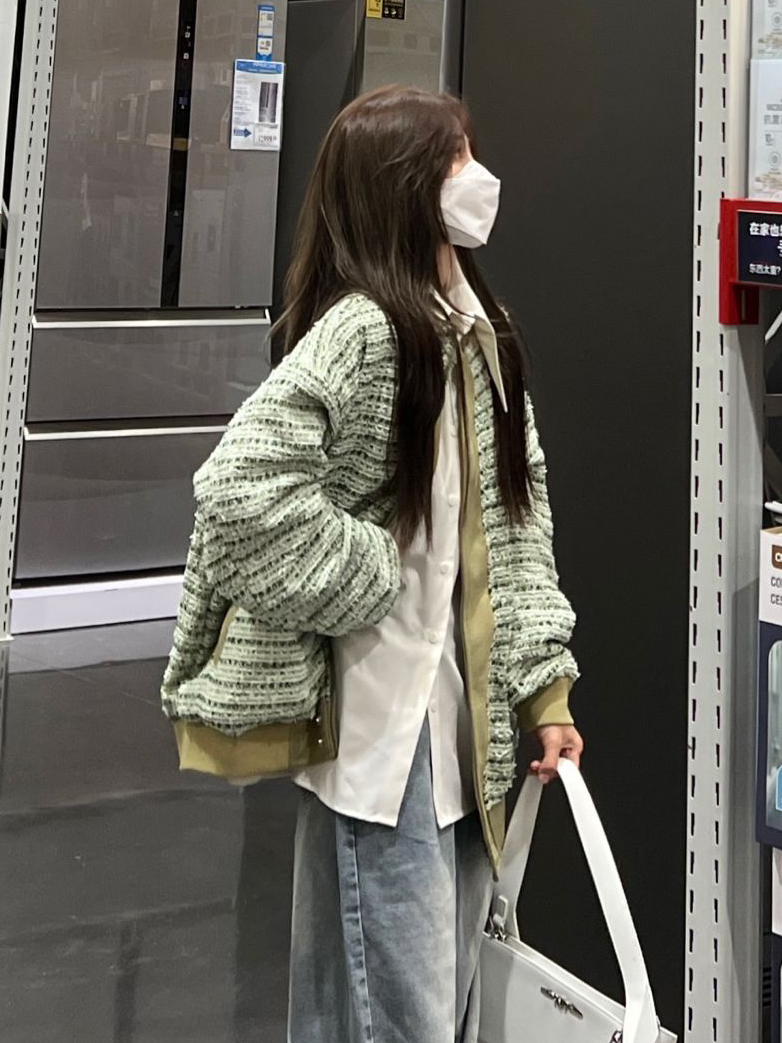 國潮復古設計感小眾兩面穿外套女春秋2023新款寬鬆百搭棒球服上衣