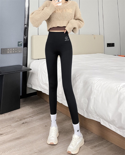 Price ~ Autumn and winter thickened and warm large size shark pants plus velvet sherpa high waist fat mm leggings for women