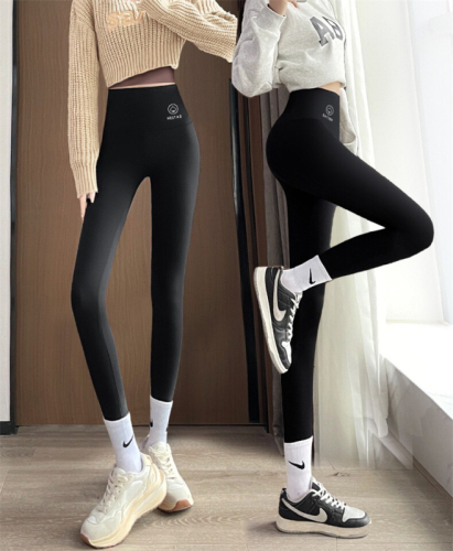 Price ~ Autumn and winter thickened and warm large size shark pants plus velvet sherpa high waist fat mm leggings for women