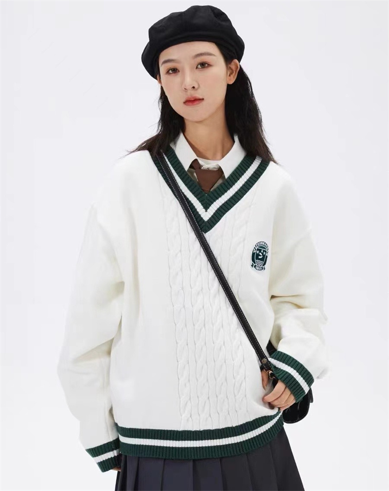 2023新款針織衫女韓國東大門外貿網紅同款GLYP優質慵懶風秋冬毛衣