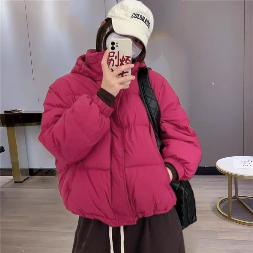 Small women's winter 2023 new Korean design down cotton coat short cotton jacket