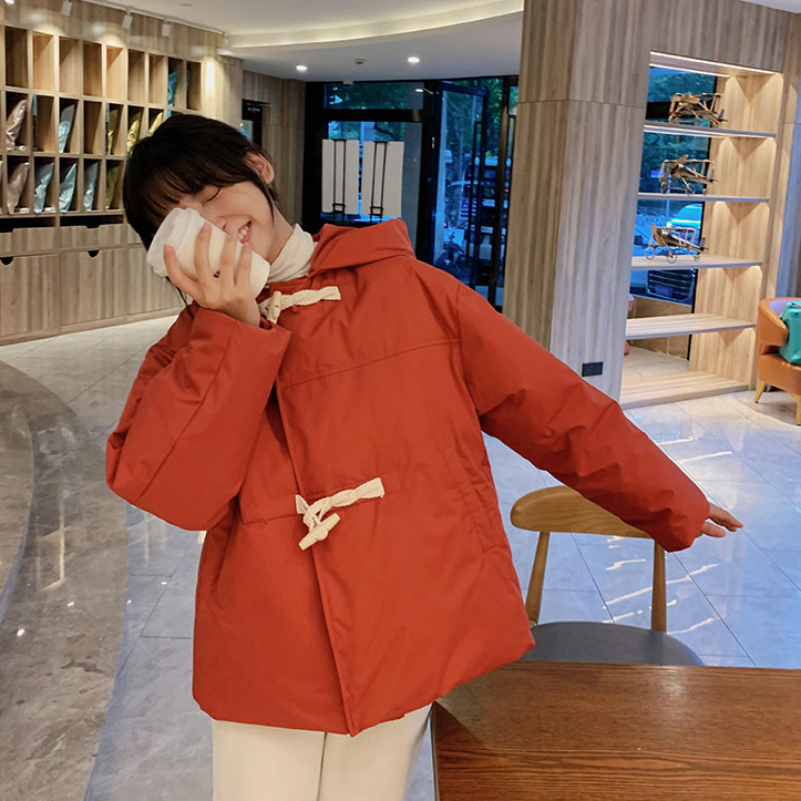 Women's cotton padded clothes 2023 new design niche milk fufu bread coat padded jacket college style Japanese style padded coat for small people