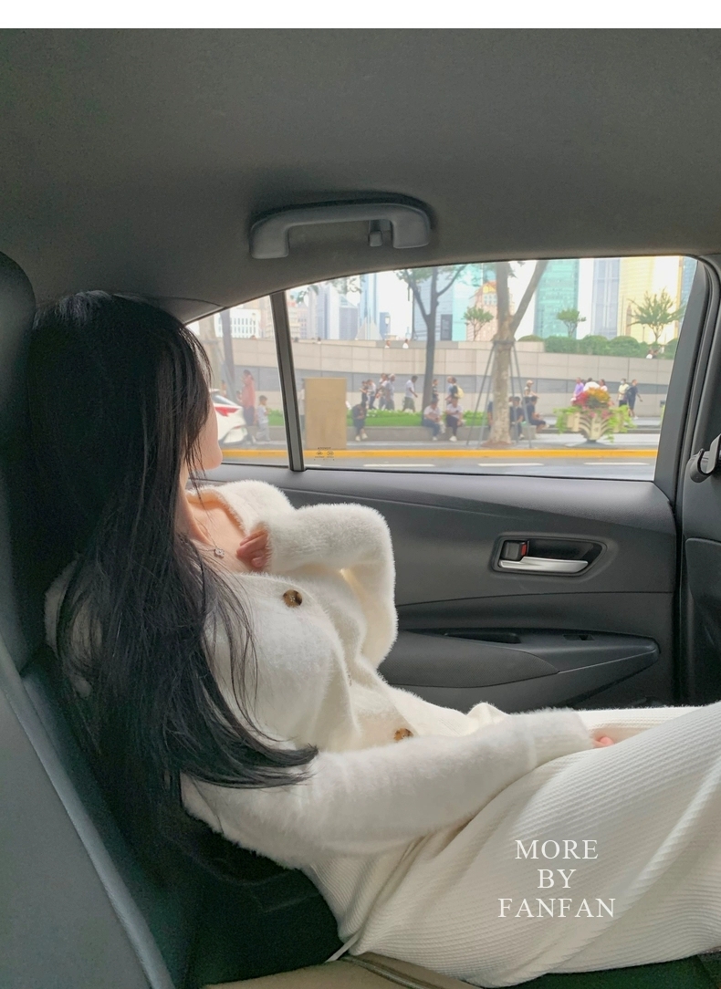 早安樊樊 仿貂絨不起球不掉毛 親膚小開衫外套女秋冬短款毛衣上衣