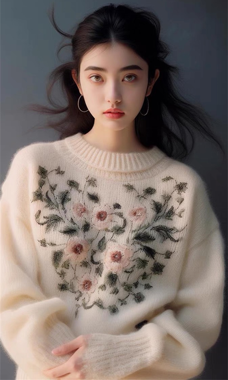 2023秋冬新款針織衫女韓國東大門網紅同款GLYP優質慵懶風秋冬毛衣