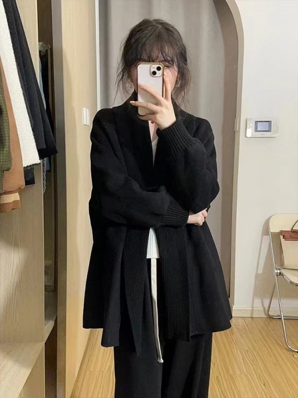 歐站韓系溫柔慵懶風上衣今年流行漂亮洋氣減齡小香風外套秋