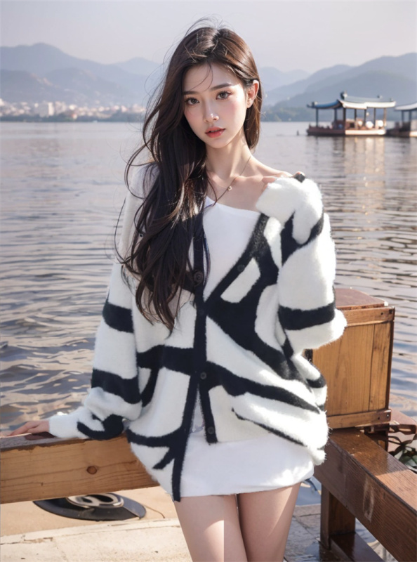 2023新款針織衫女韓國東大門外貿網紅同款GLYP優質慵懶風秋冬毛衣