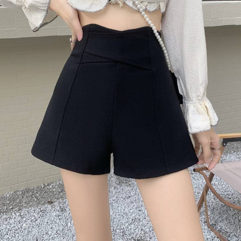 實拍 秋冬高腰遮肉a字短褲外穿內搭女甜辣少女熱褲靴褲