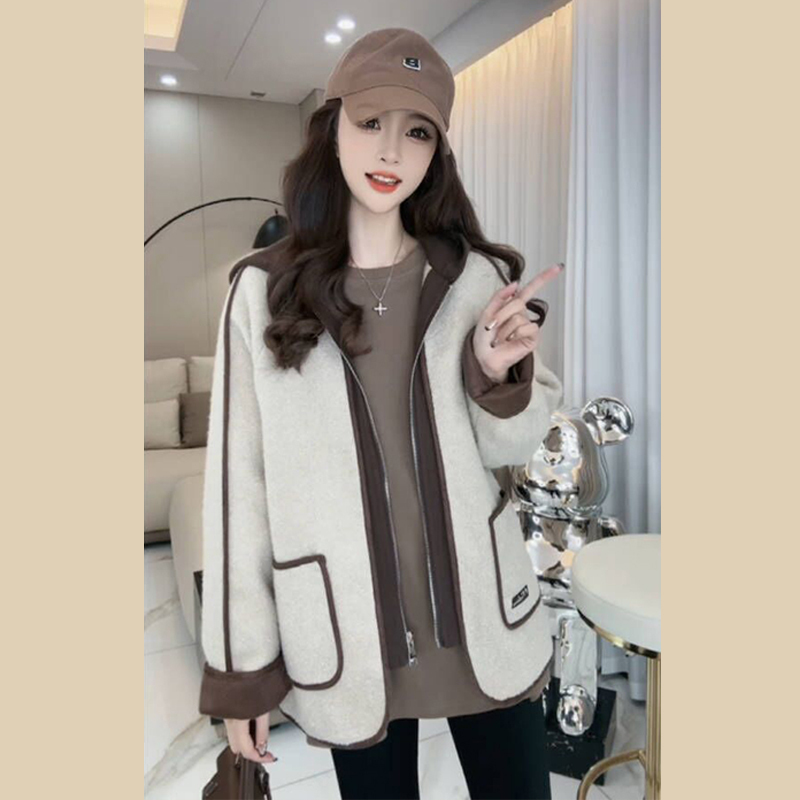 連帽外套女春秋2023新款小個子香風高級感超好看今年流行秋冬