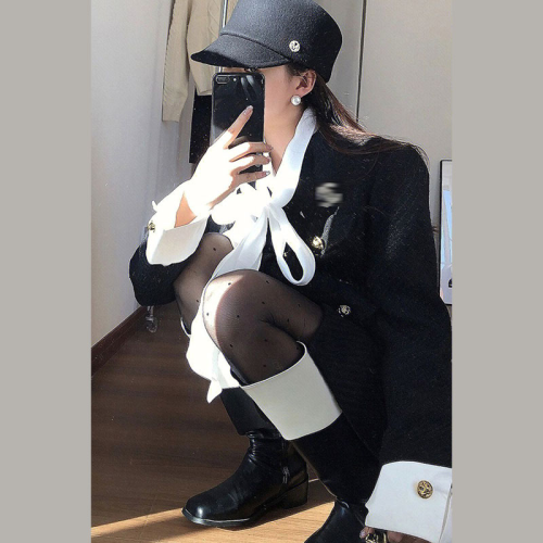 Xiaoxiang style jacket for women with rich family's outer wear, autumn and winter new style high-end tweed temperament lady tops