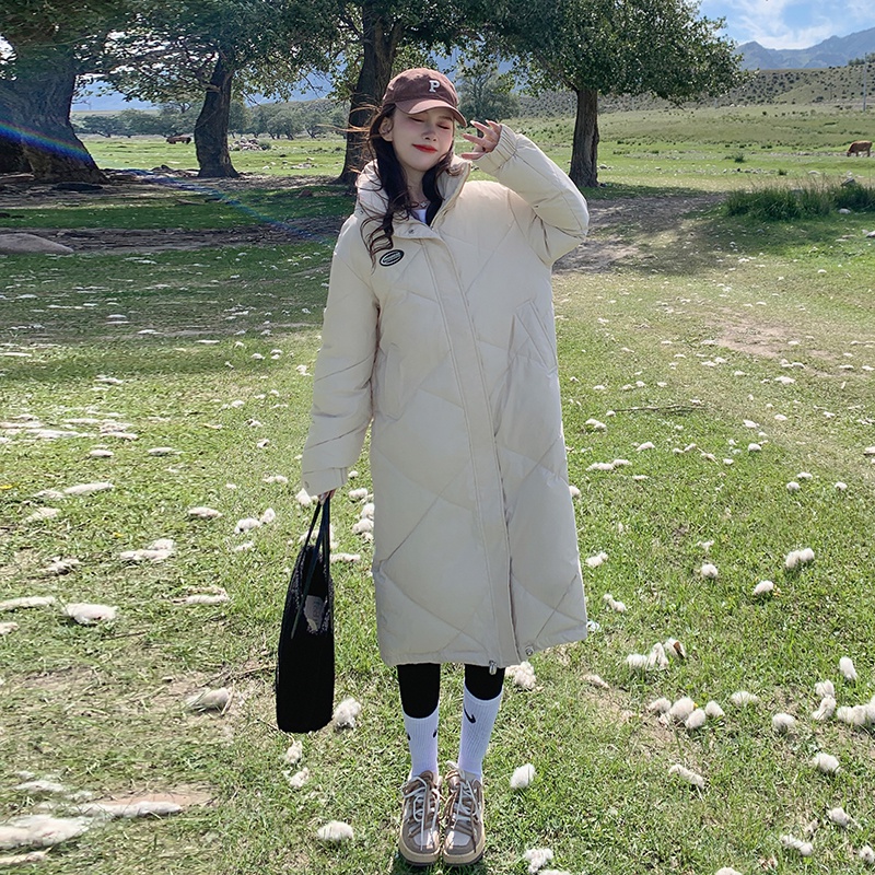 Actual shot ~ 2023 plus size women's clothing, reversible and stand-up hooded collar cotton coat, fat mm versatile slimming cotton coat