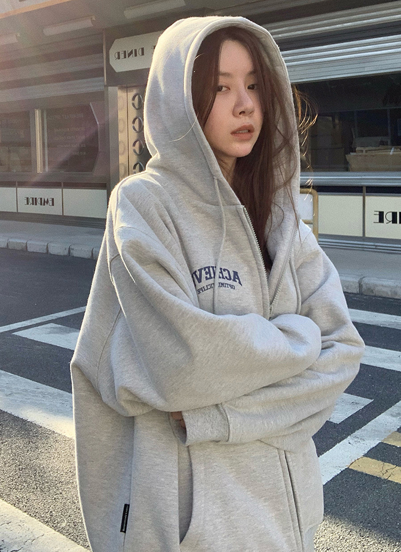 310g imitation cotton interwoven fabric, non-pilling, winter velvet sweatshirt for women, hooded letter embroidery, double layer hood with back strips