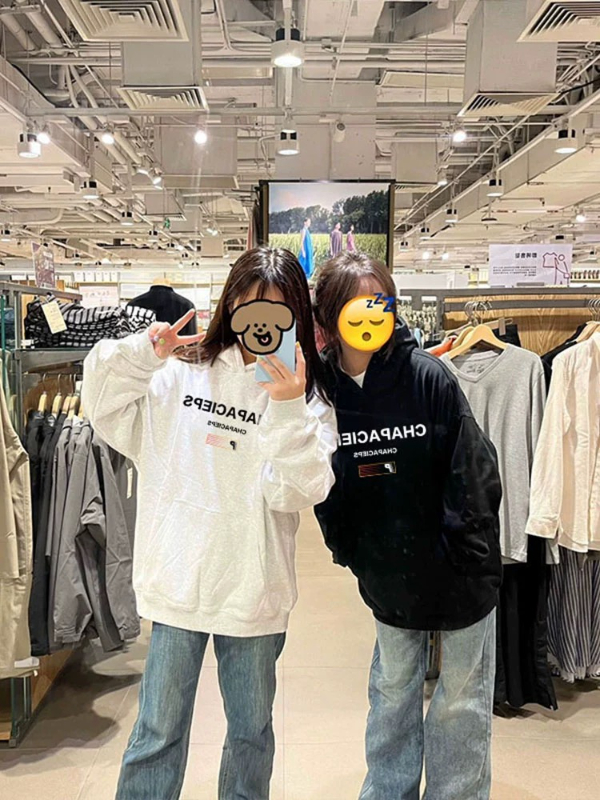 連帽衛衣女潮ins春秋冬季新款寬鬆加絨加厚高街復古長袖上衣服薄