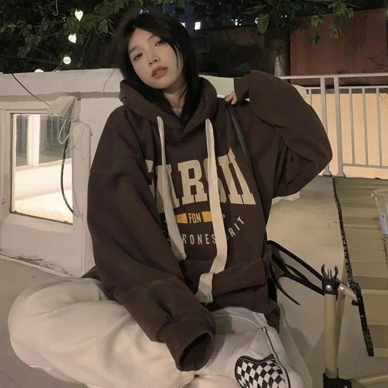 David's Korean style niche casual couple sweatshirt women's ins lazy style design jacket