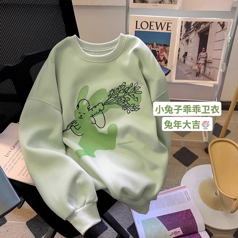首發純棉華棉薄款320克/加絨420克 秋冬薄款/加絨圓領衛衣