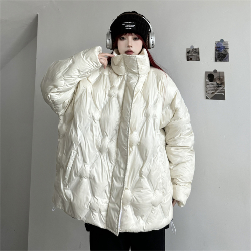 Actual shot # new winter cotton-padded jacket for women Korean version oversize thickened warm loose cotton-padded jacket