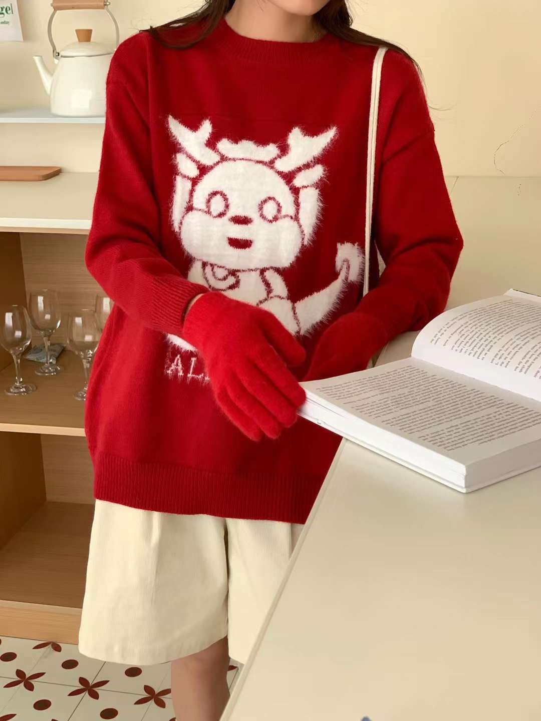 上衣長袖百搭時尚款