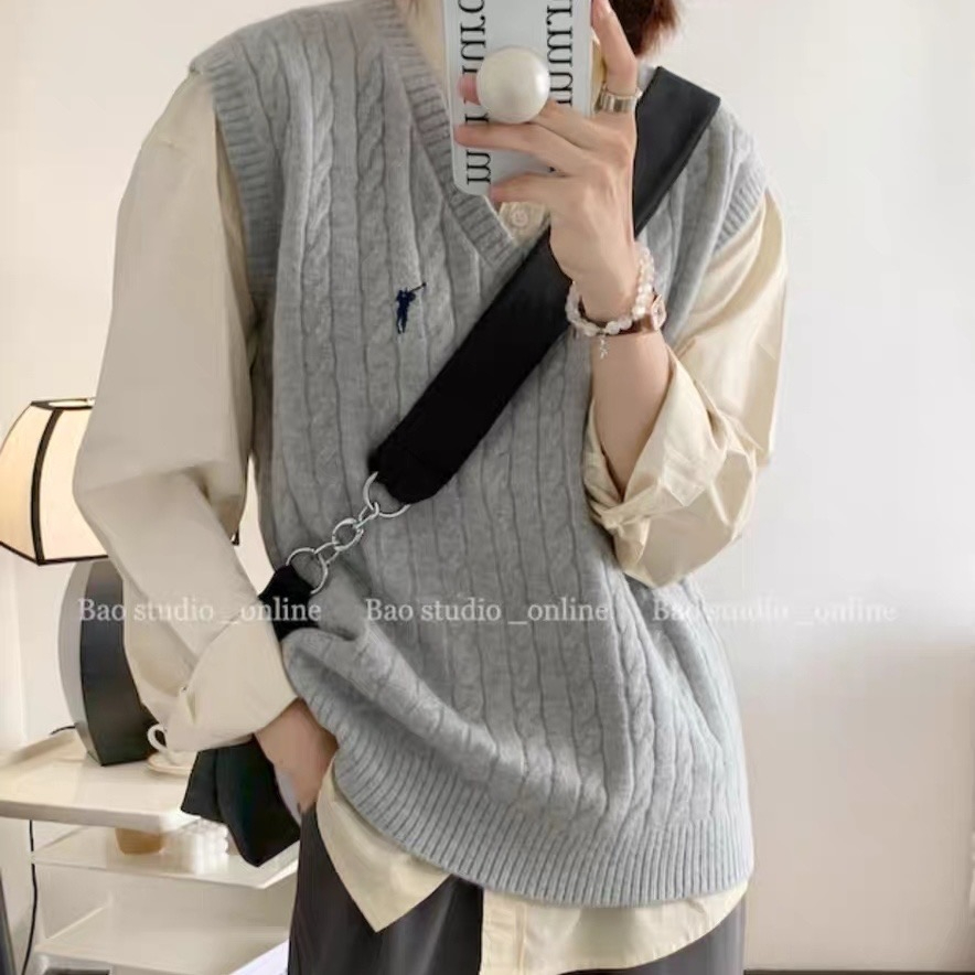 純欲風設計感毛邊V領毛衣女裝秋冬新款修身顯瘦小眾別致開衫上衣