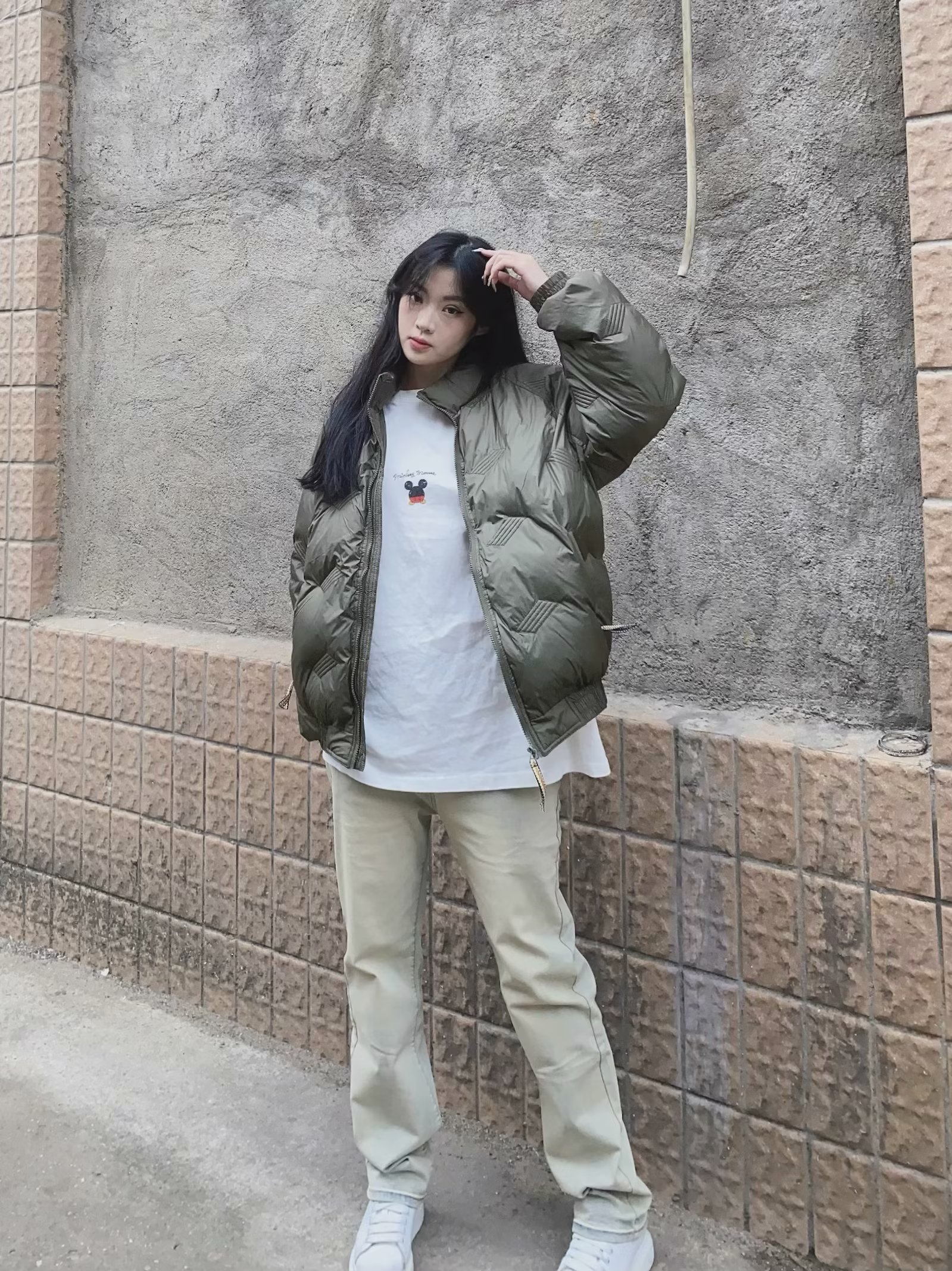 美式立領潮牌棉衣男女冬季加厚保暖工裝棉服外套設計感壓皺棉襖男