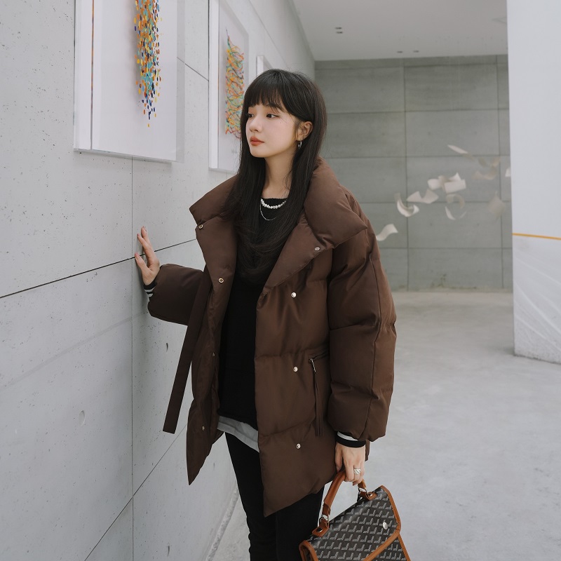 Actual shot of 2023 new down jacket for women, Korean version, short cotton-padded jacket for students, short student winter cotton-padded jacket