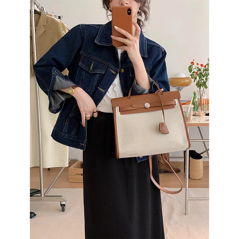 陳語希◆深藍色牛仔外套女秋季韓版休閒小個子寬鬆顯瘦上衣牛仔衣