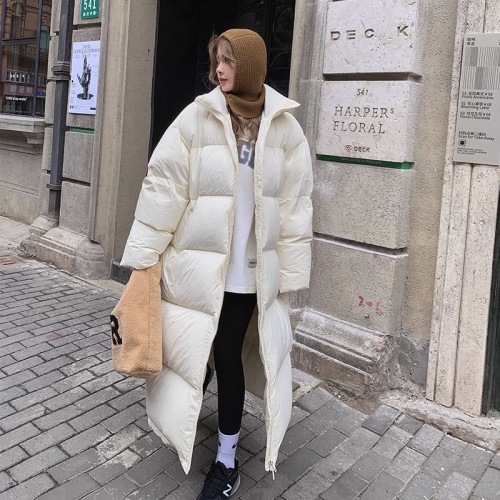 S～2XL trendy brand cotton coat women's winter 2023 new loose stand-up collar thickened and versatile