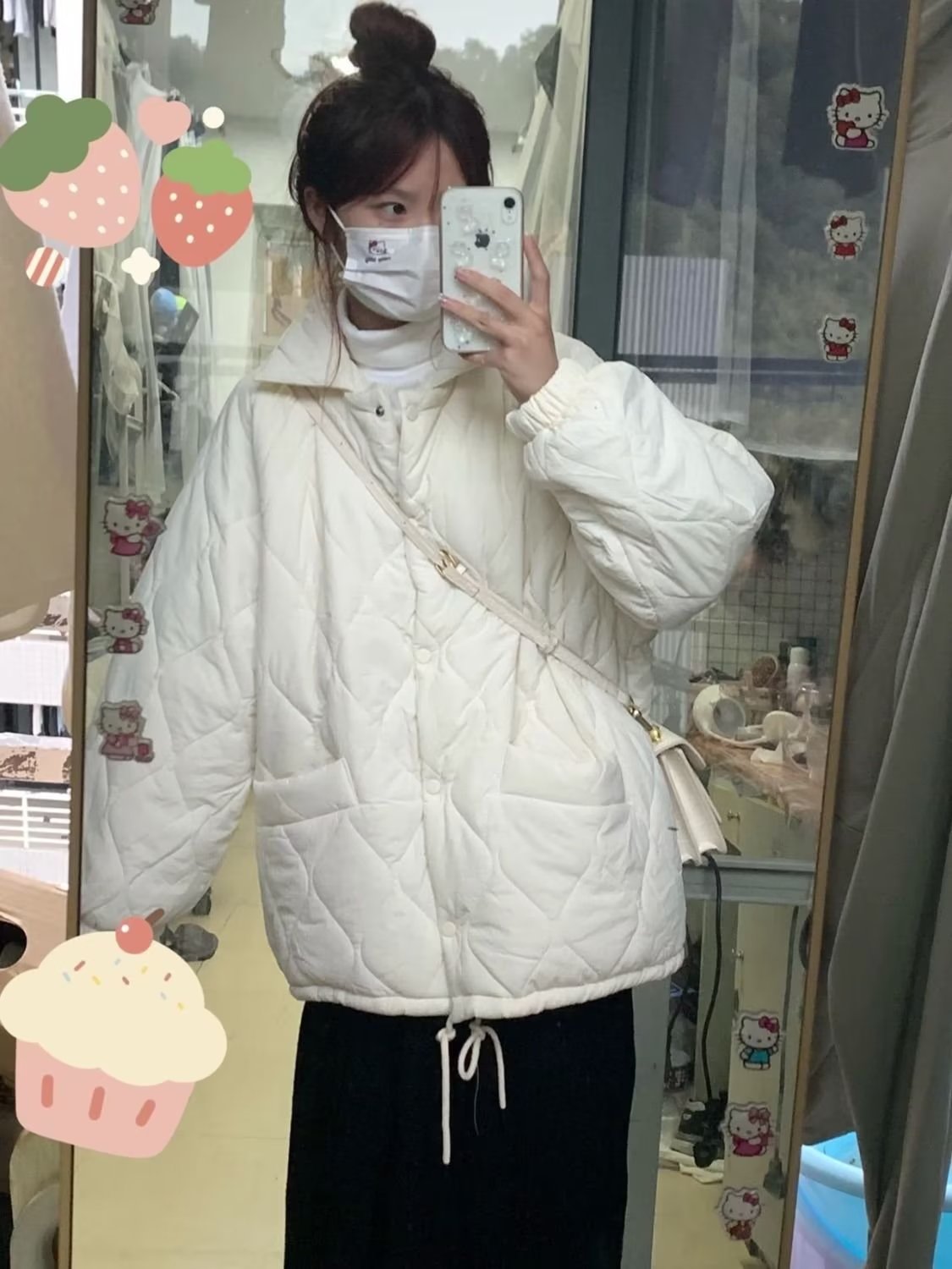 Cotton-padded jacket for women 2023 new cotton-padded jacket, lamb velvet thickened Korean style quilted winter jacket, high-end and super good-looking cotton jacket