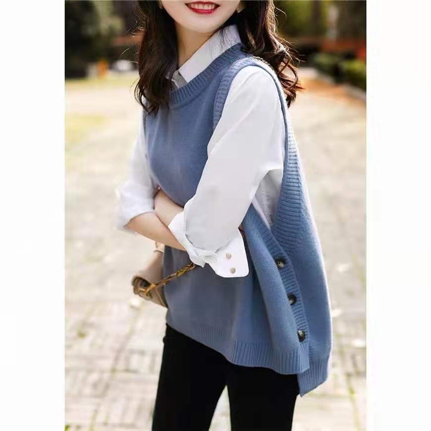 Wanting Women's Vest Cashmere Returns! The Best Companion for Early Autumn CHIC High-level Artistic Wool Vest