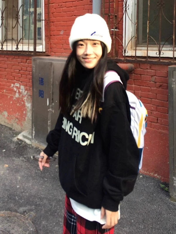 American street sweatshirt for women oversize autumn letter print loose hoodie jacket couple black top
