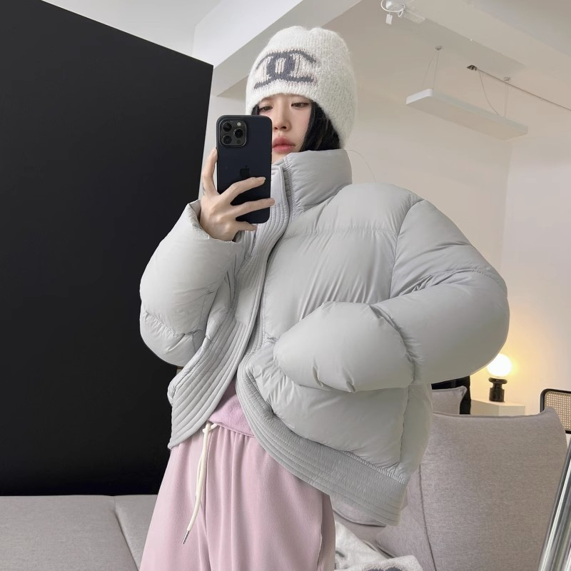 Big Deal - Down Jacket Women's Winter Short Down Cotton Loose Jacket 2023 New High-end Korean Style Stand Collar